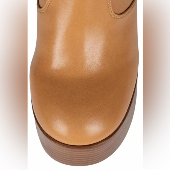 Jeffrey Campbell Timewarp Platform Heeled Boots- Natural - Picture 5 of 17